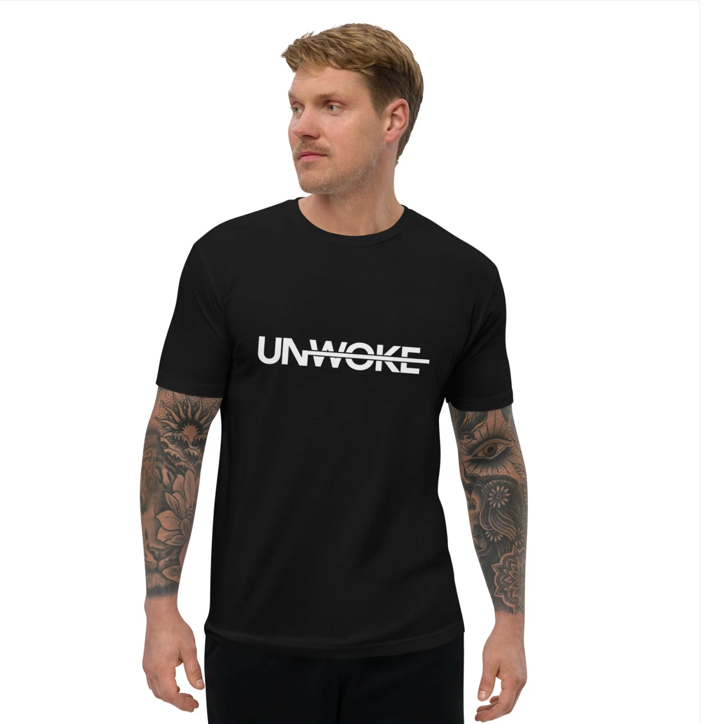 Unwoke Minimalist Men's classic tee- 12 Color Options