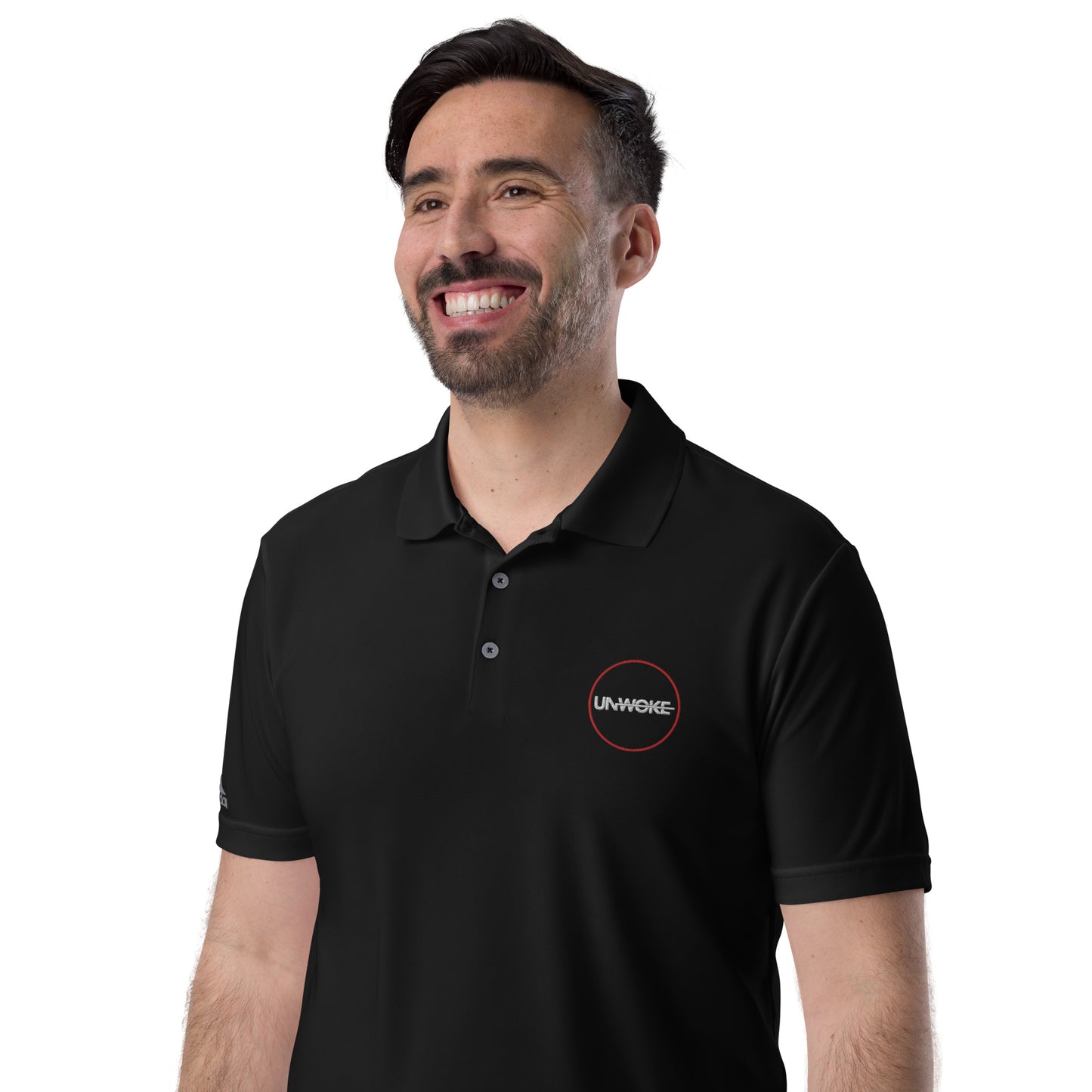 Unwoke adidas performance golf polo shirt