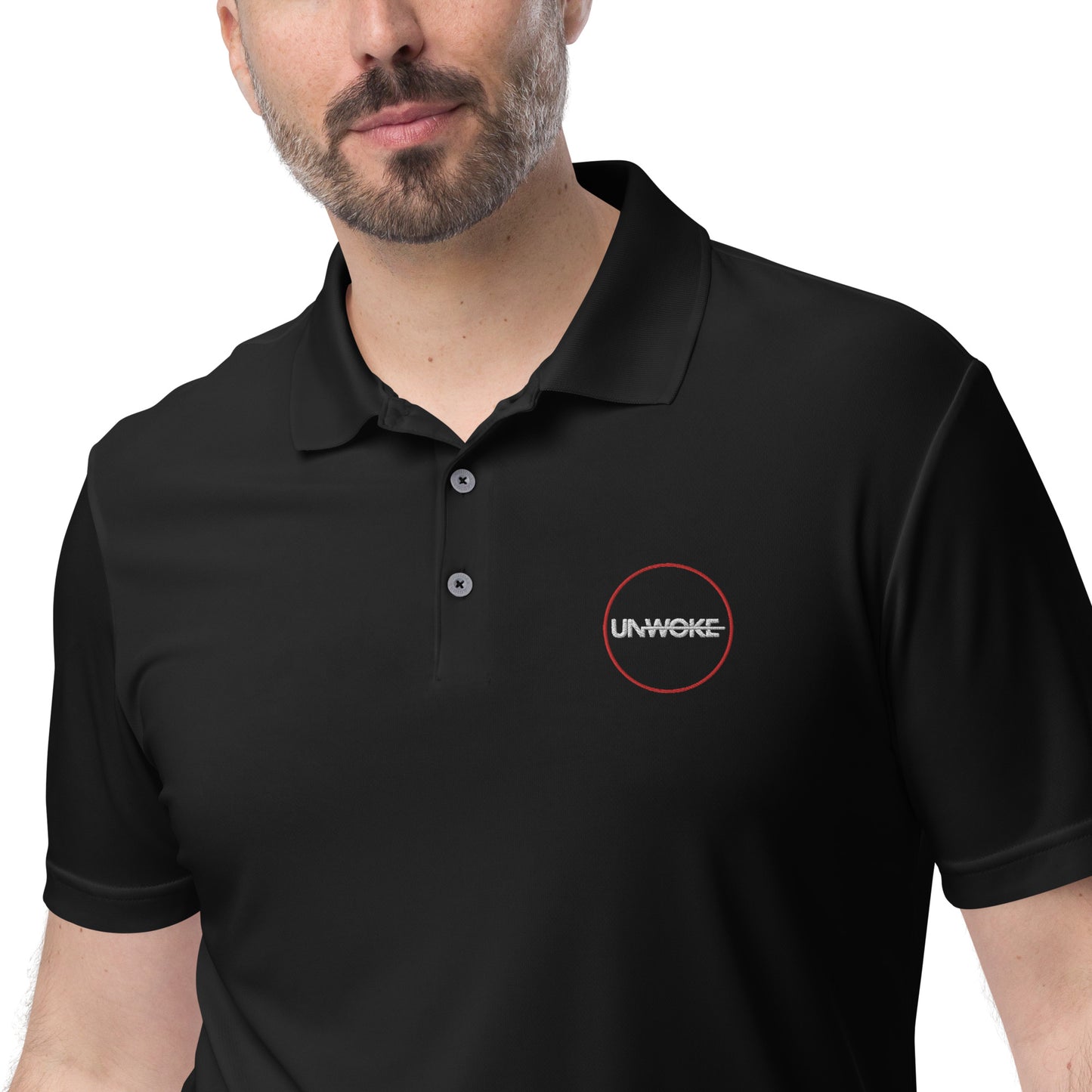 Unwoke adidas performance golf polo shirt