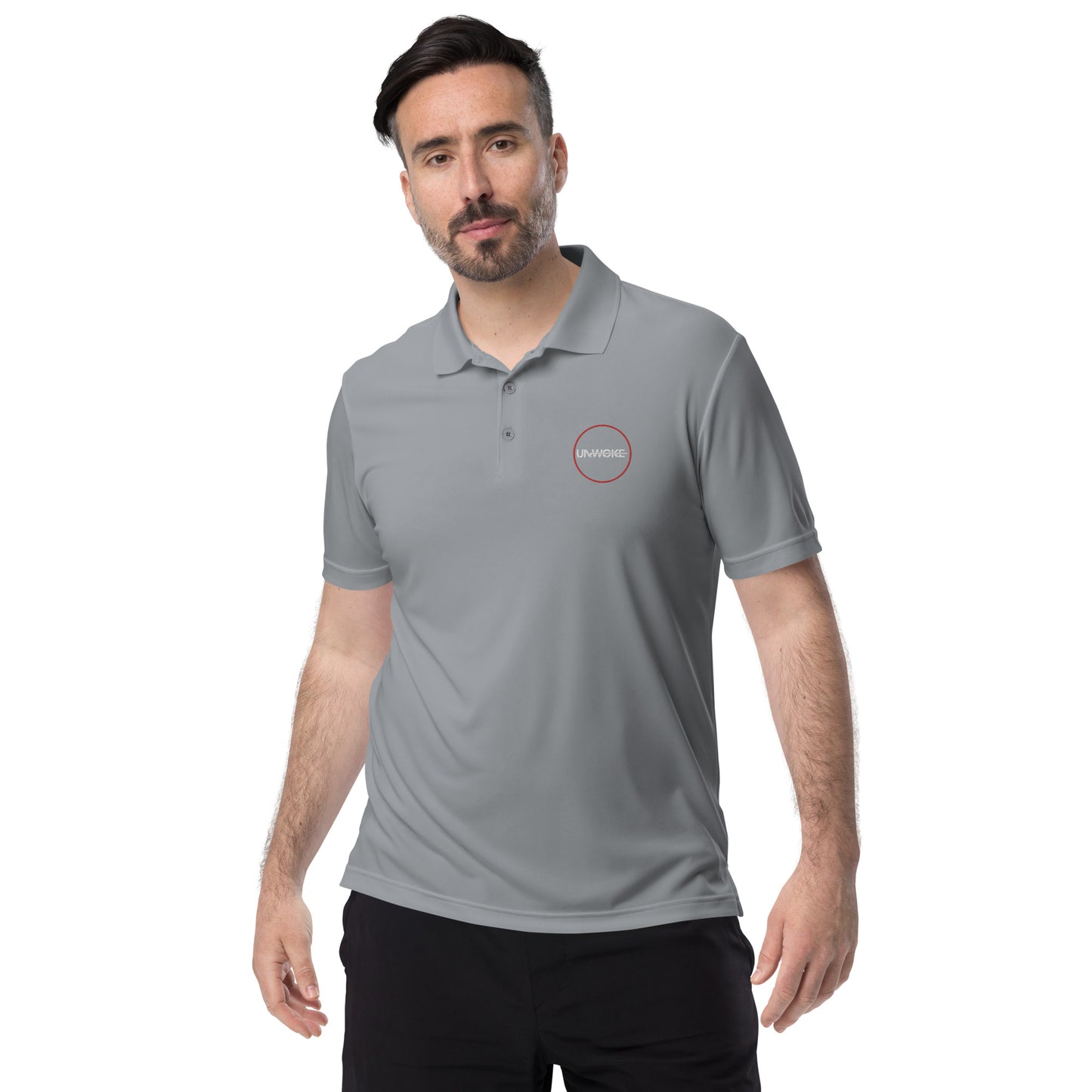 Unwoke adidas performance golf polo shirt