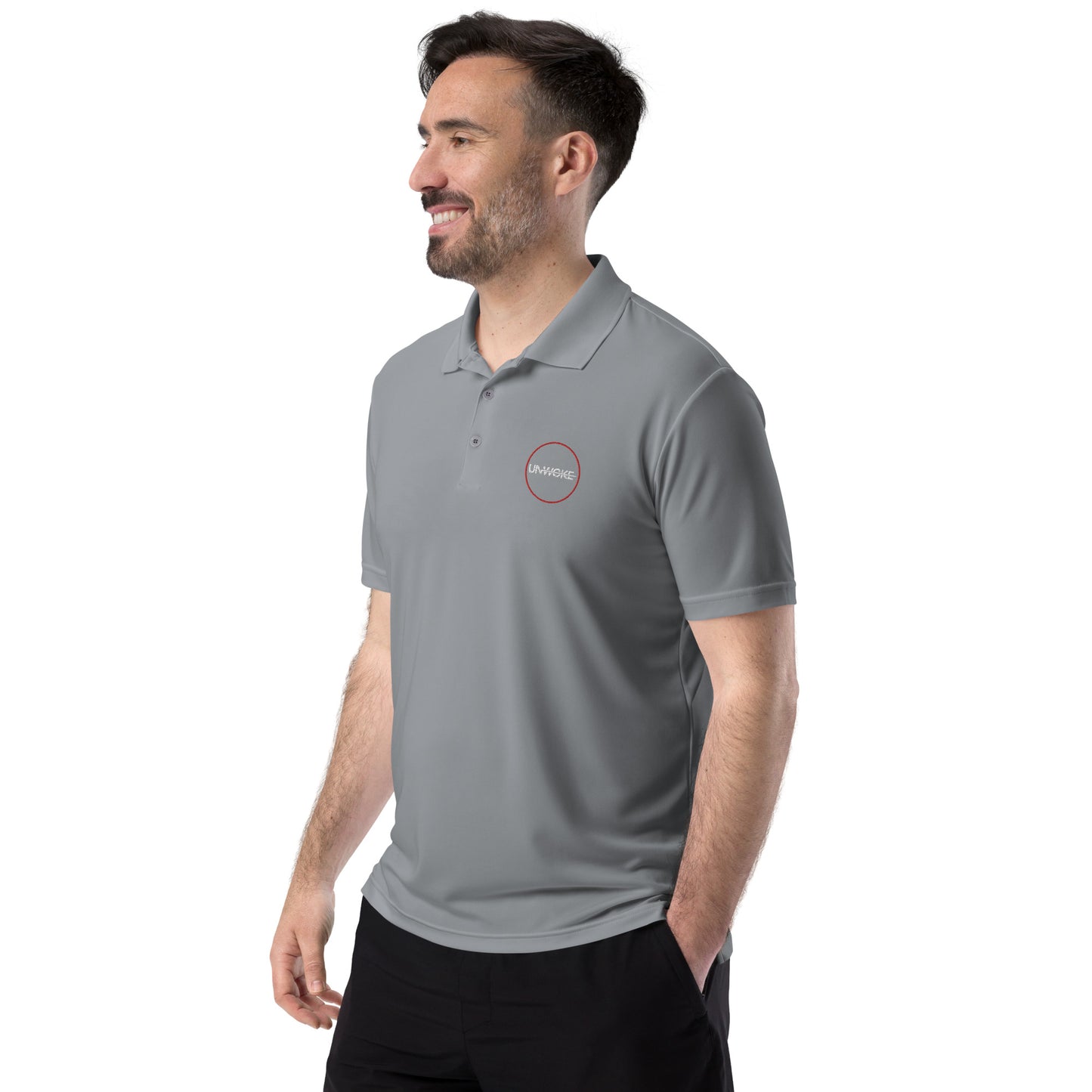 Unwoke adidas performance golf polo shirt