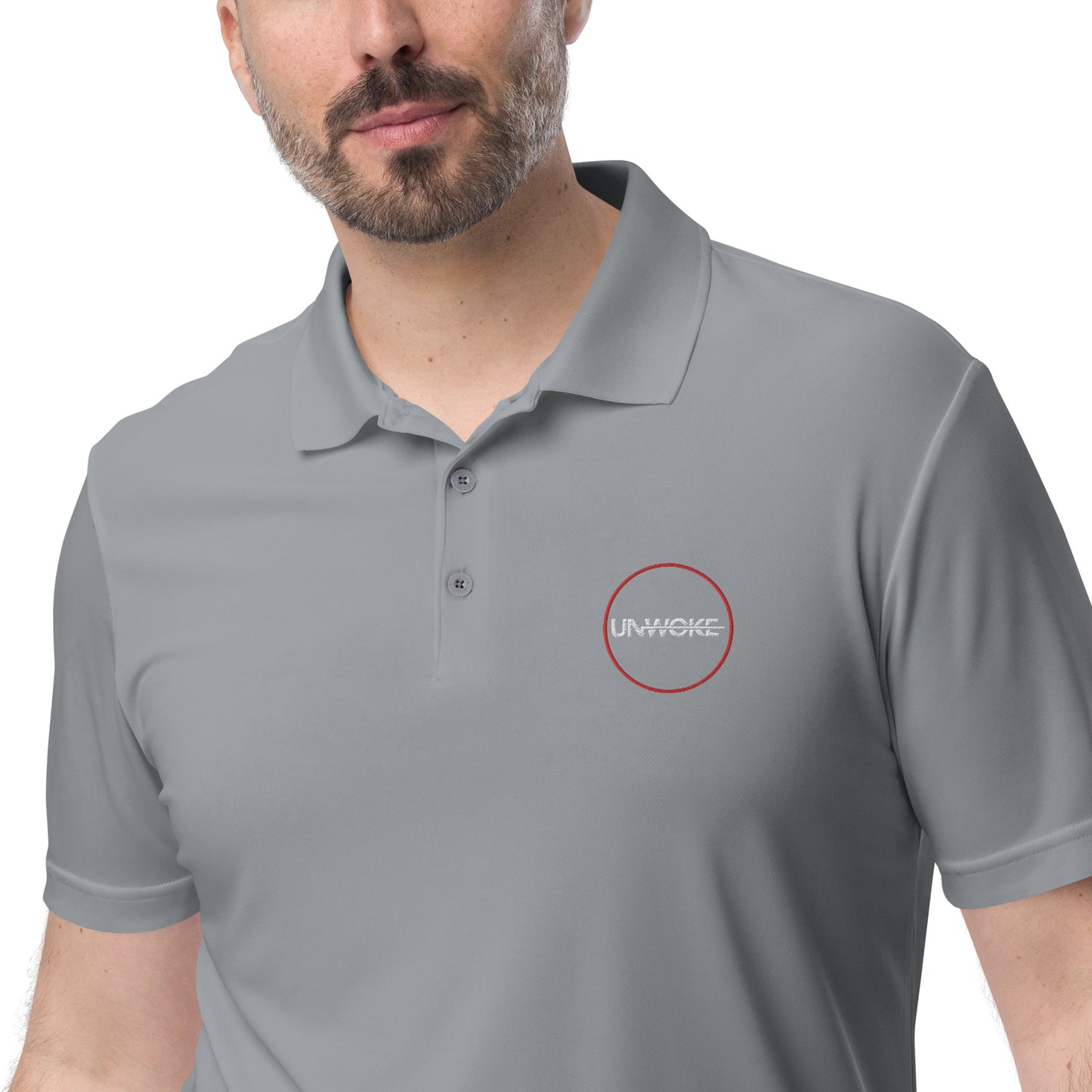Unwoke adidas performance golf polo shirt