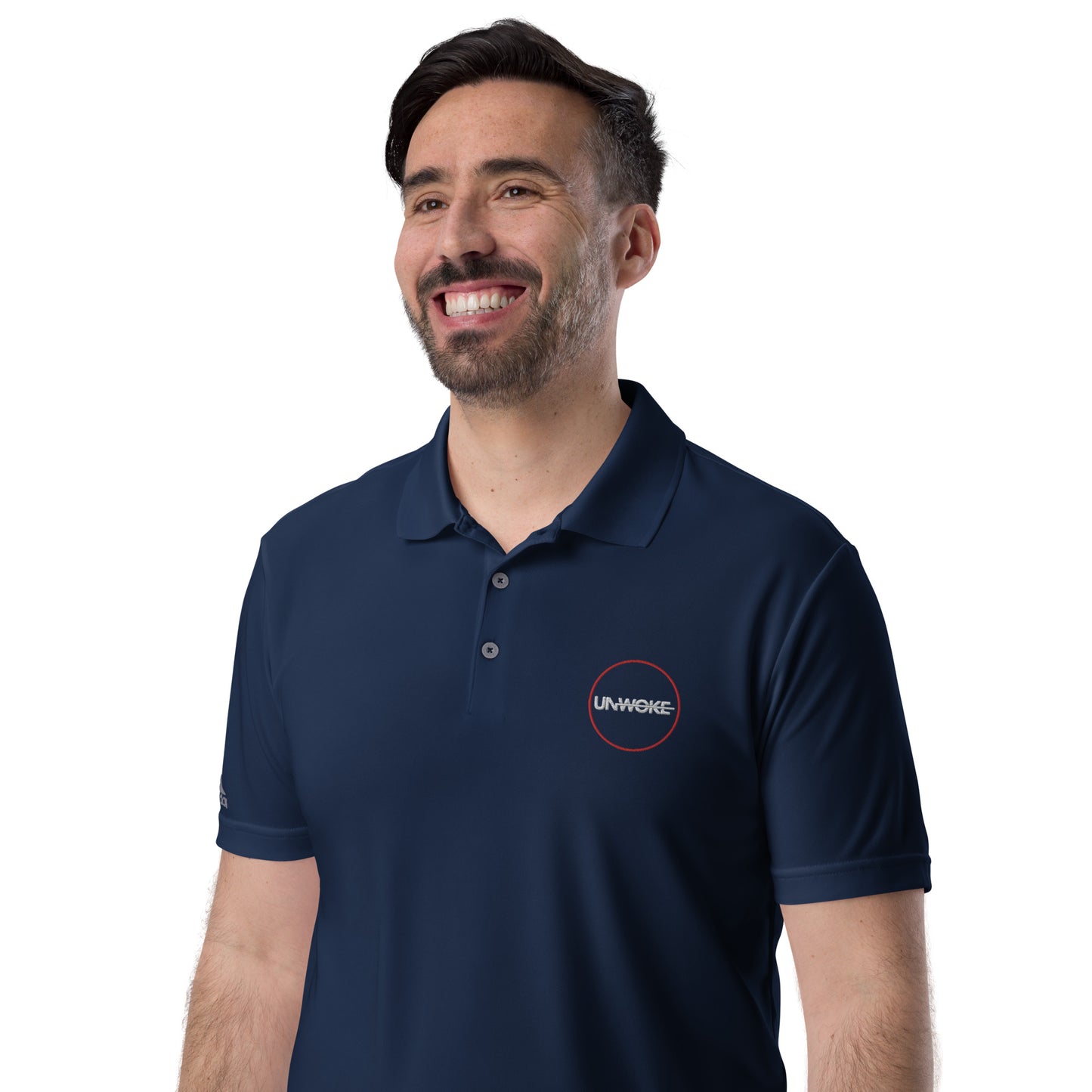 Unwoke adidas performance golf polo shirt