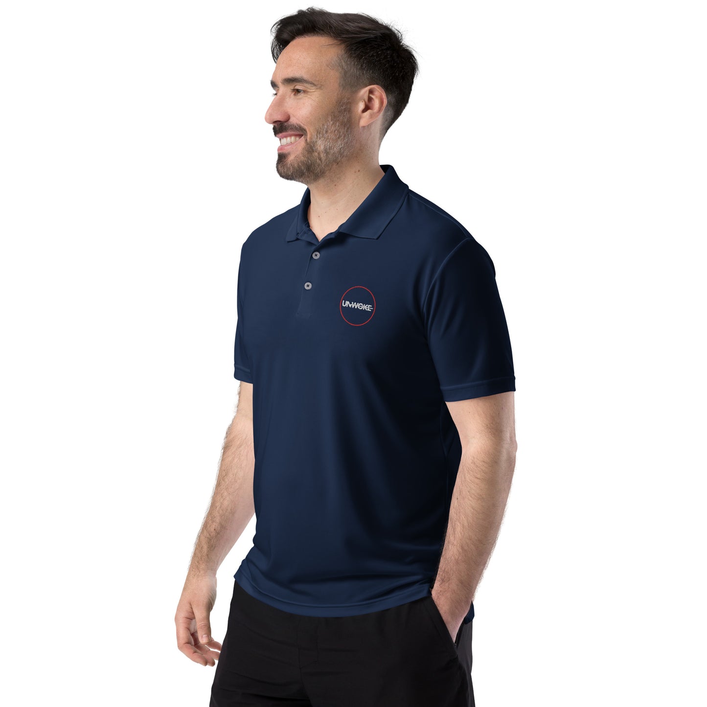 Unwoke adidas performance golf polo shirt