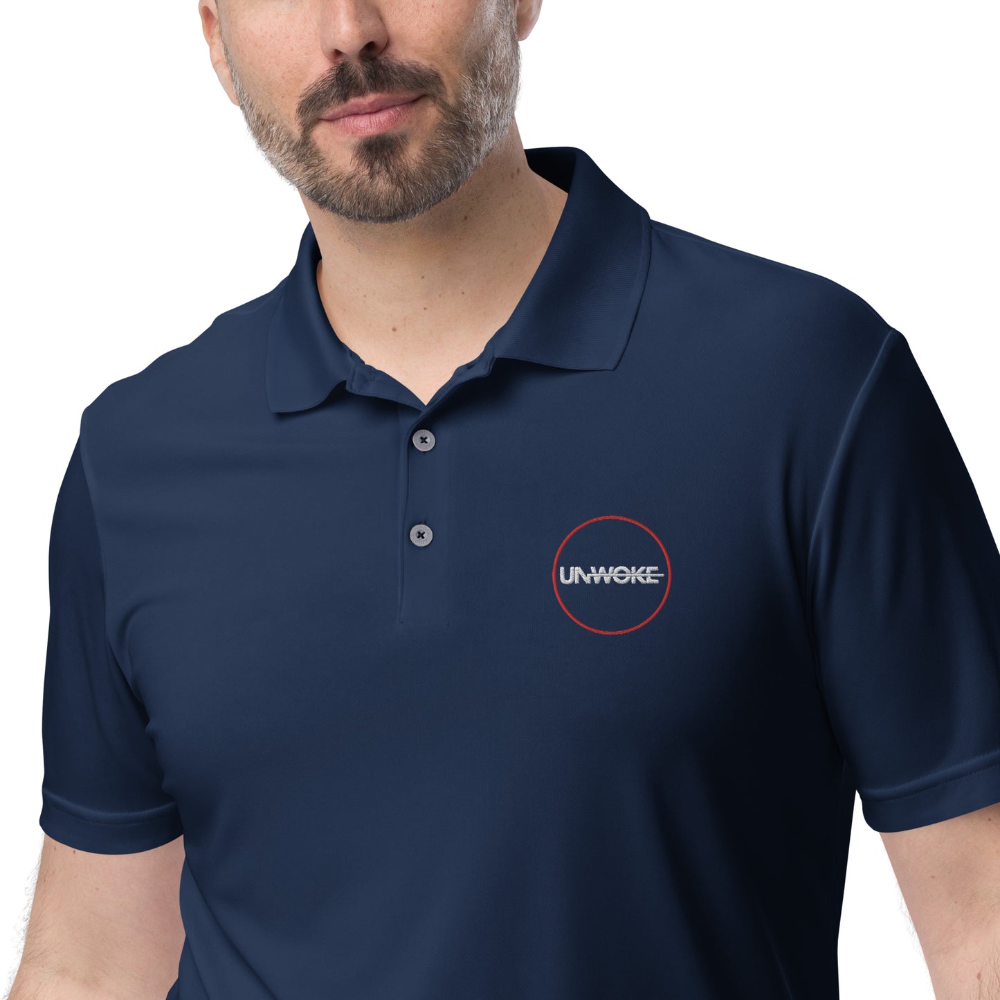 Unwoke adidas performance golf polo shirt