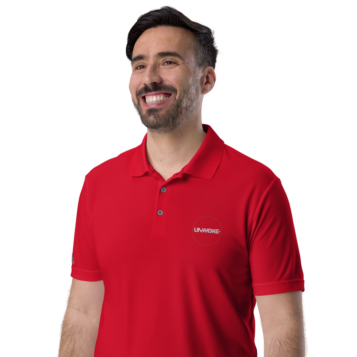 Unwoke adidas performance golf polo shirt