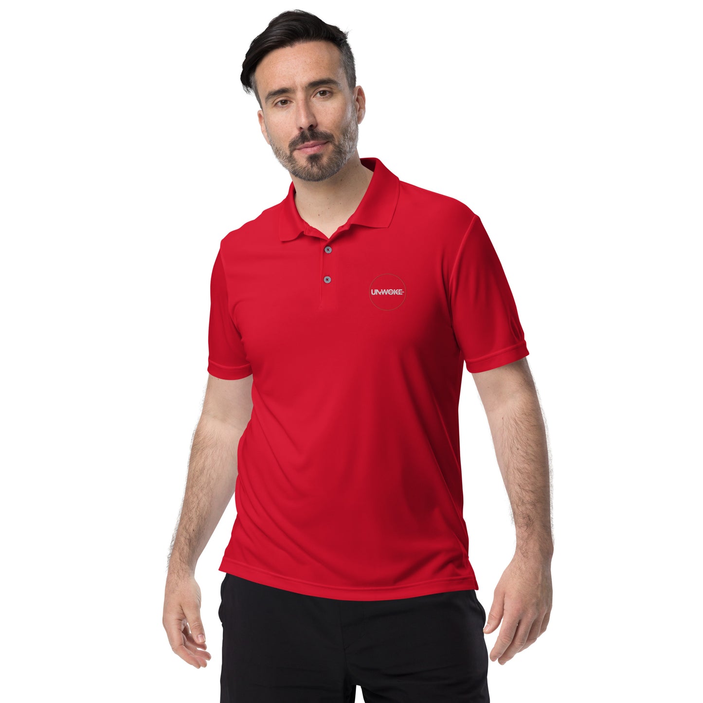 Unwoke adidas performance golf polo shirt