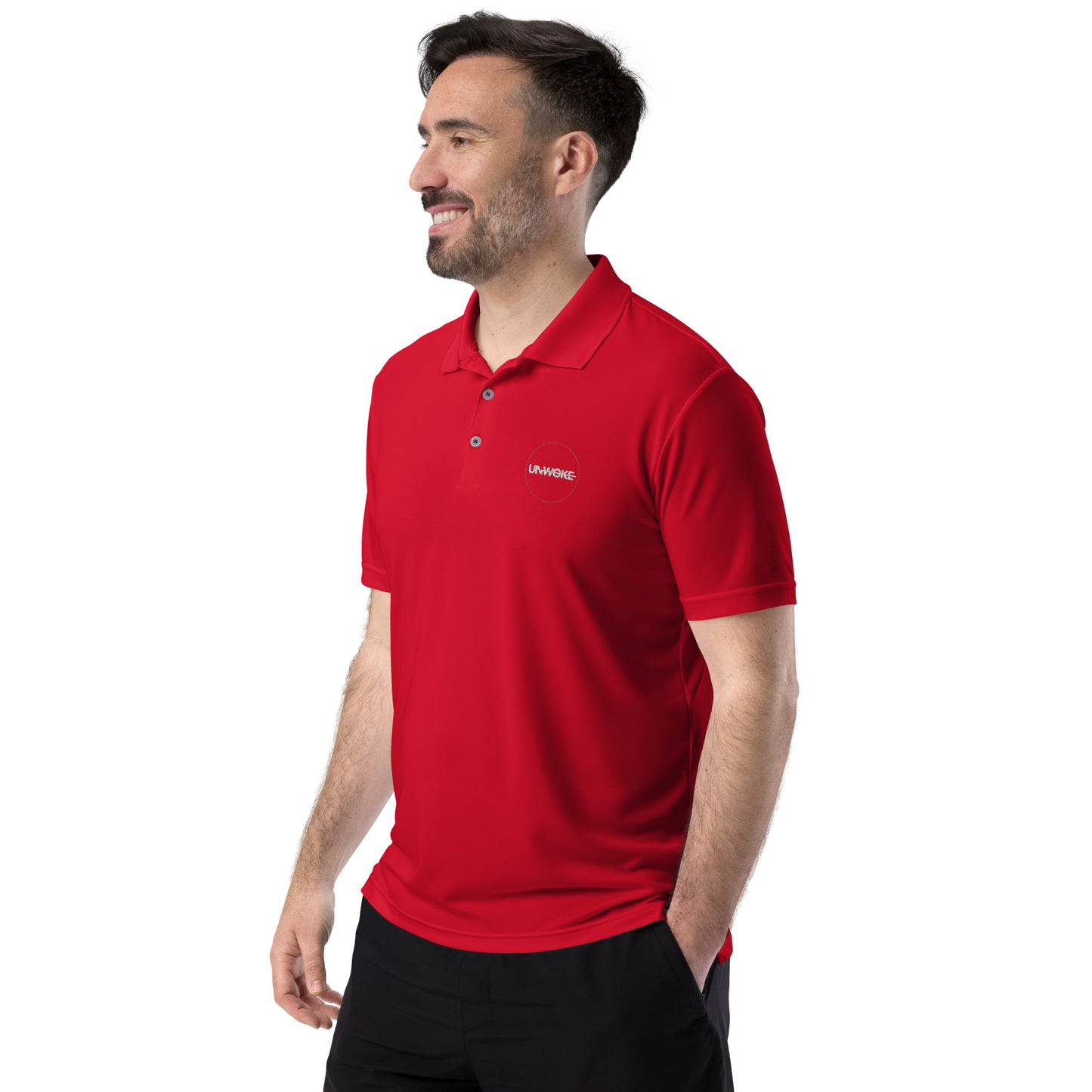 Unwoke adidas performance golf polo shirt