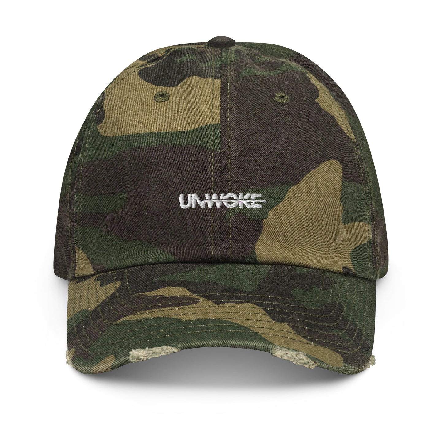 Unwoke Atlantis DADE distressed baseball hat