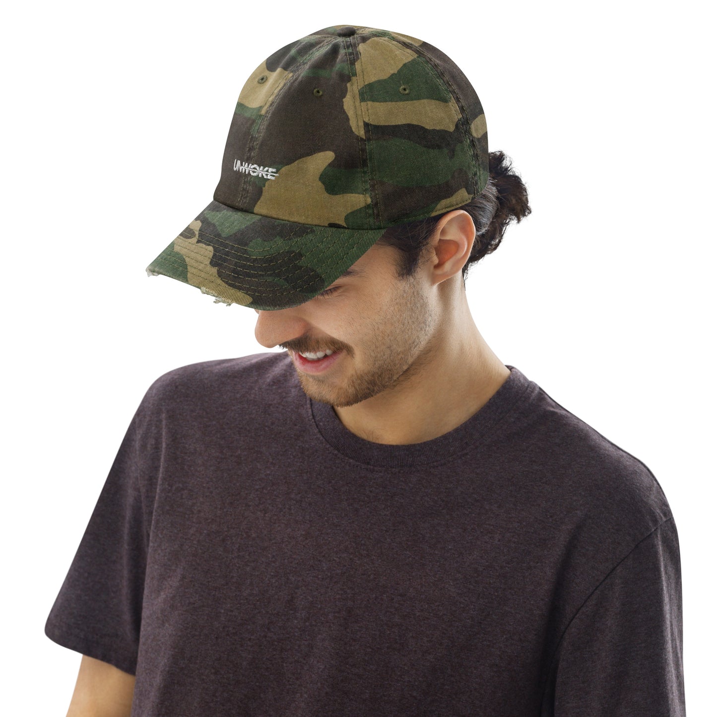 Unwoke Atlantis DADE distressed baseball hat