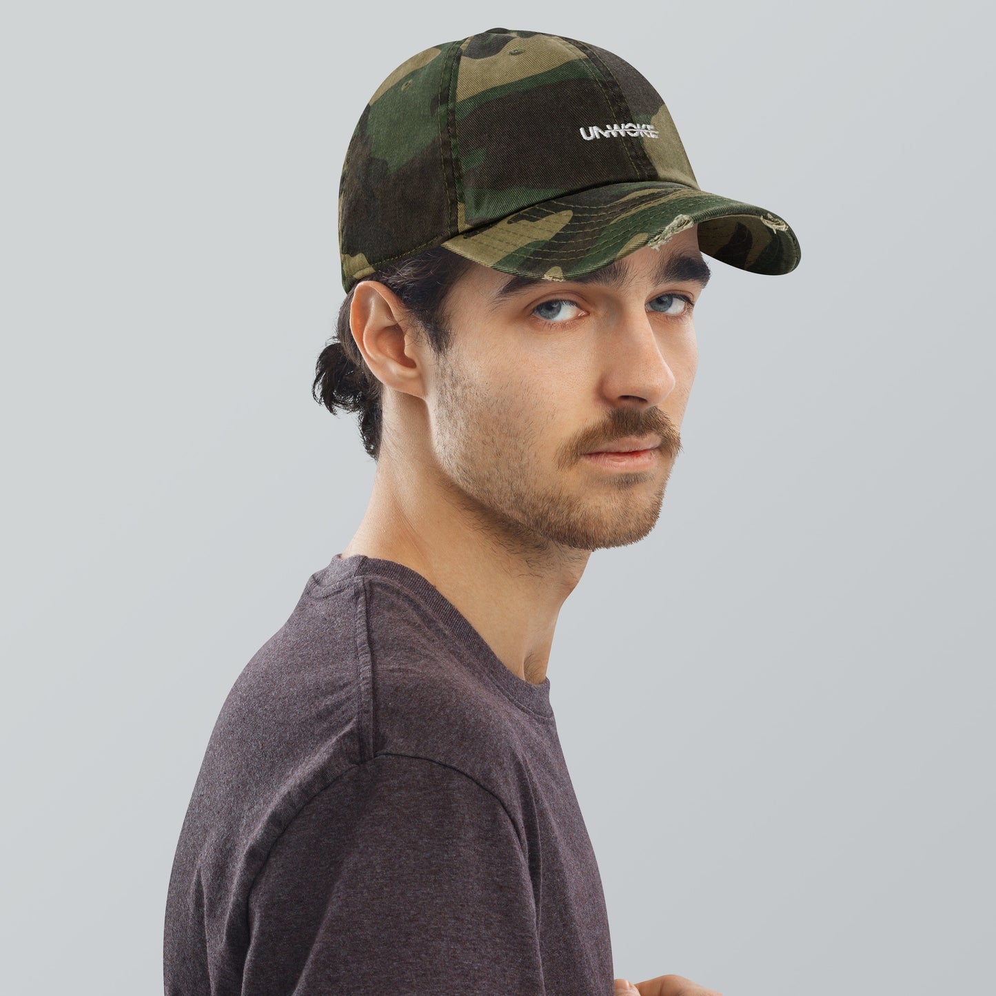 Unwoke Atlantis DADE distressed baseball hat