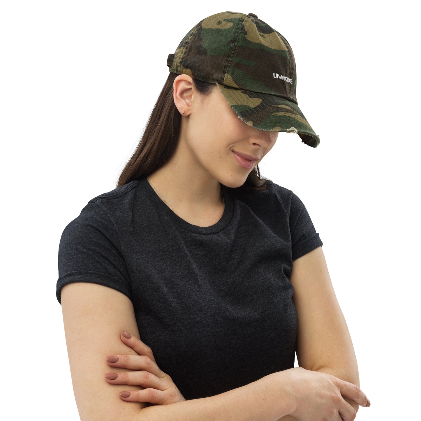 Unwoke Atlantis DADE distressed baseball hat