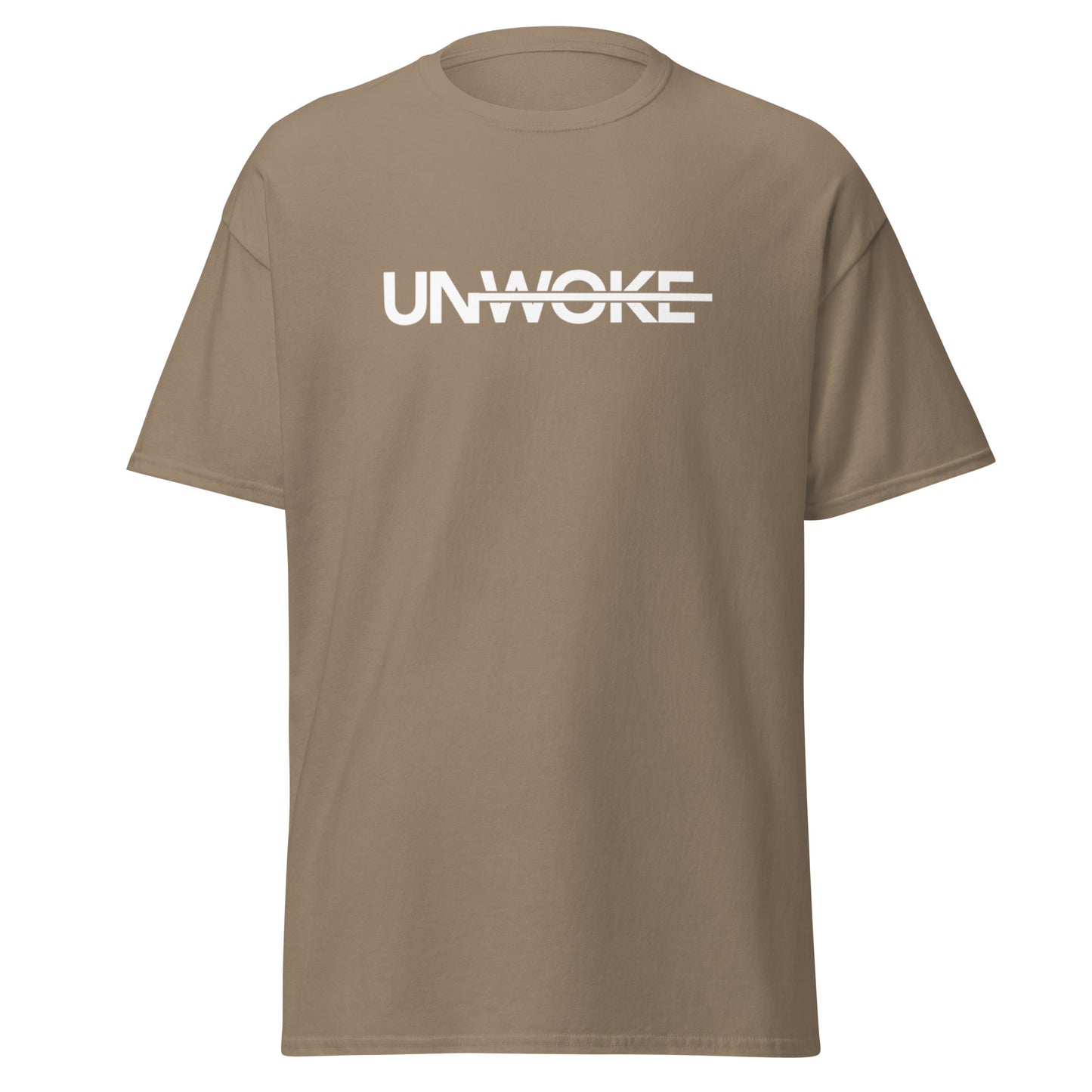 Unwoke Minimalist Men's classic tee- 12 Color Options
