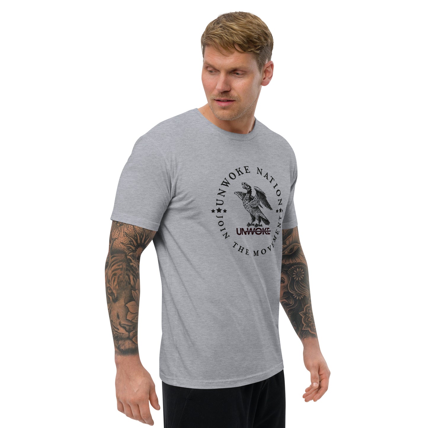 Unwoke Nation (Black Font) Short Sleeve- 3 Color Options