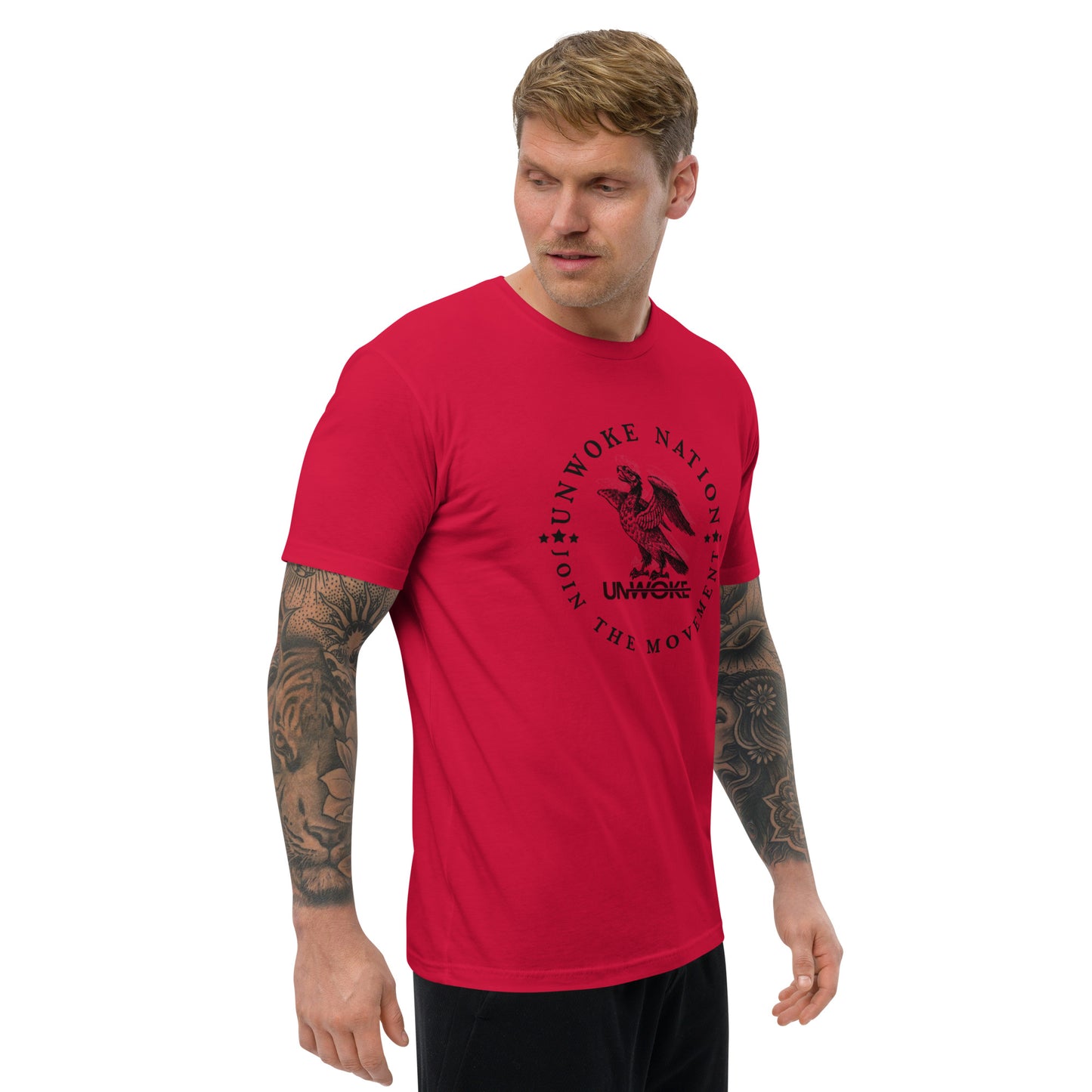 Unwoke Nation (Black Font) Short Sleeve- 3 Color Options
