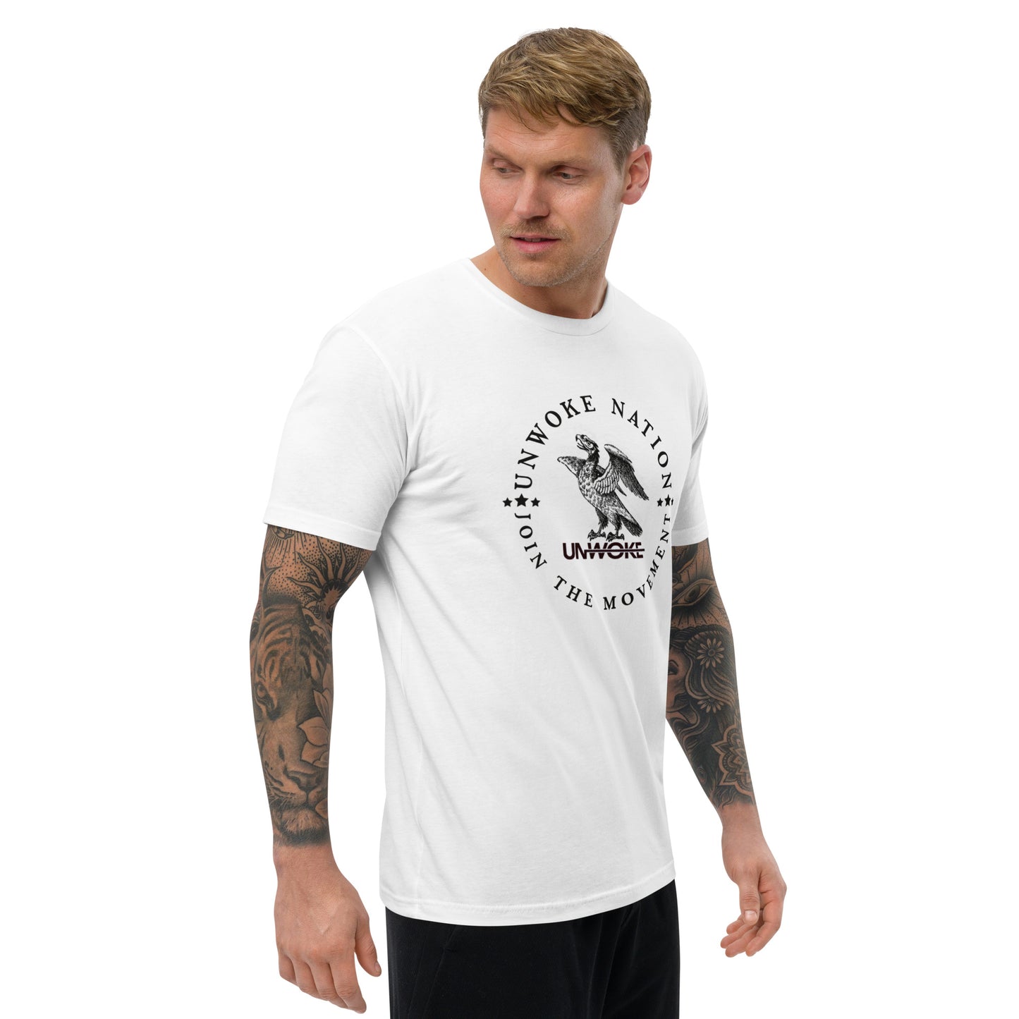 Unwoke Nation (Black Font) Short Sleeve- 3 Color Options