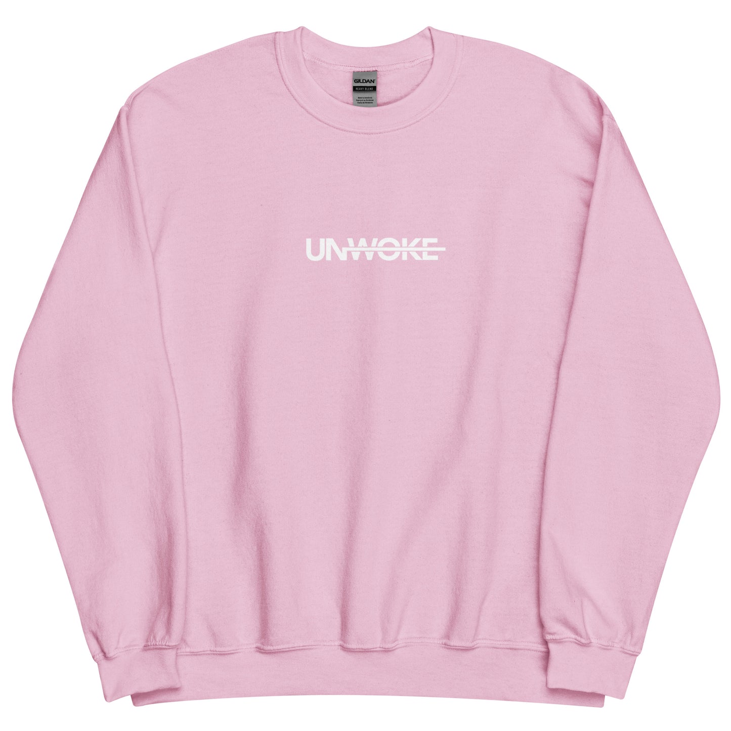 Unwoke Women's Oversized Sweatshirt (Pink)
