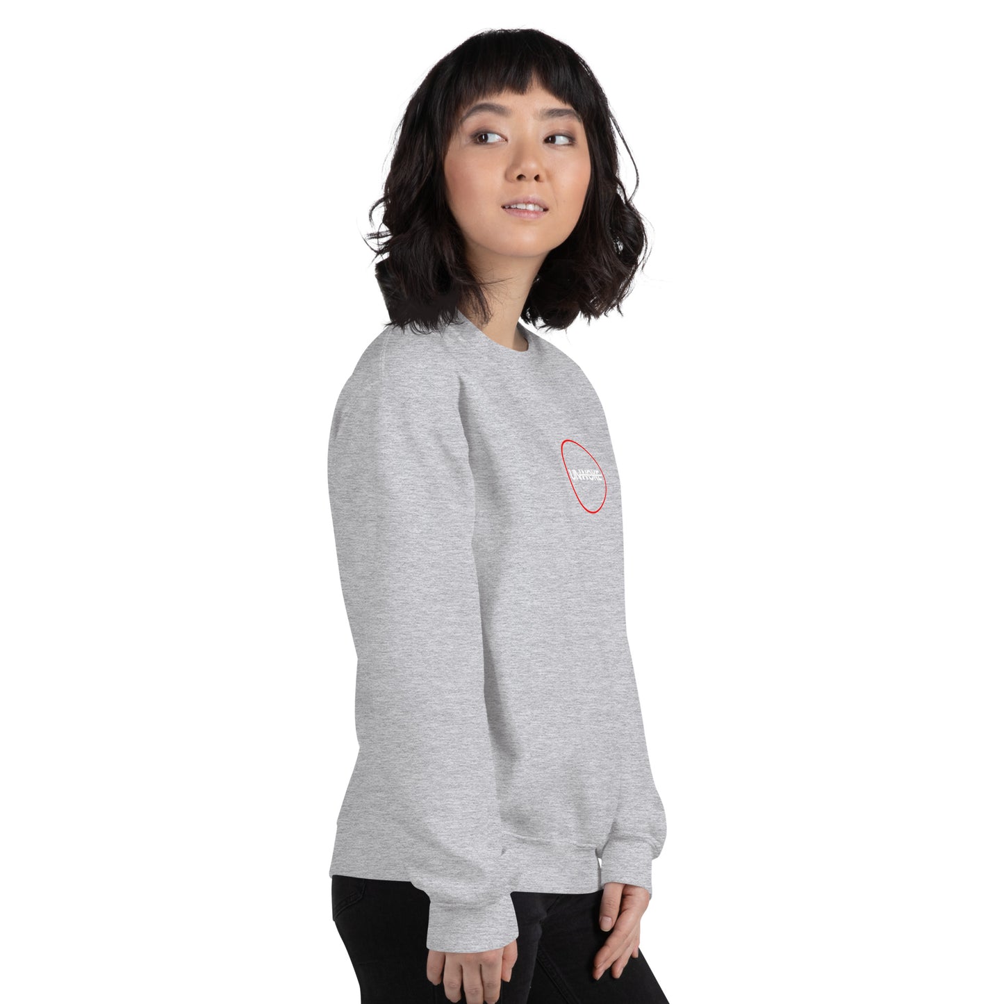 Unwoke Women's Oversized Sweatshirt (Heather Grey)