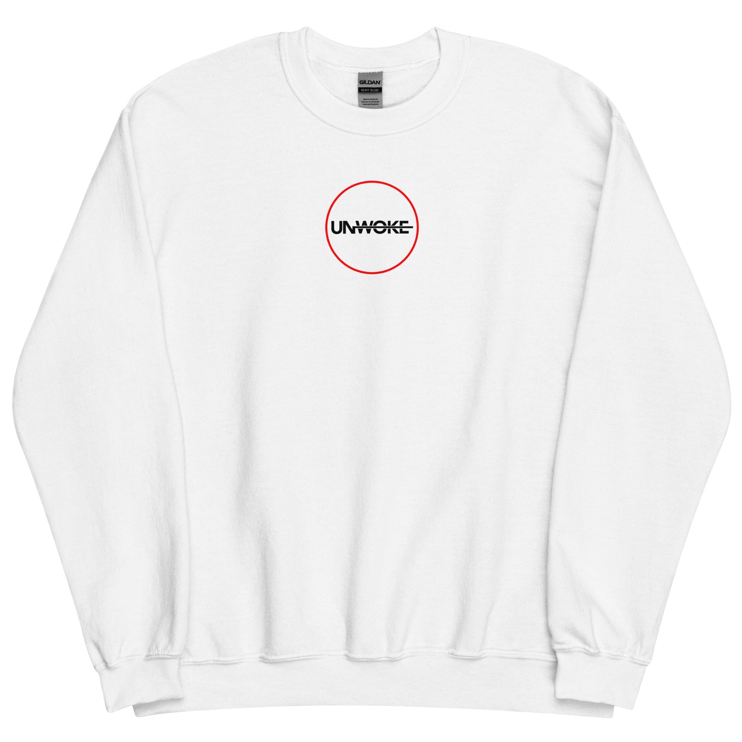 Unwoke Women's Oversized Sweatshirt (White)