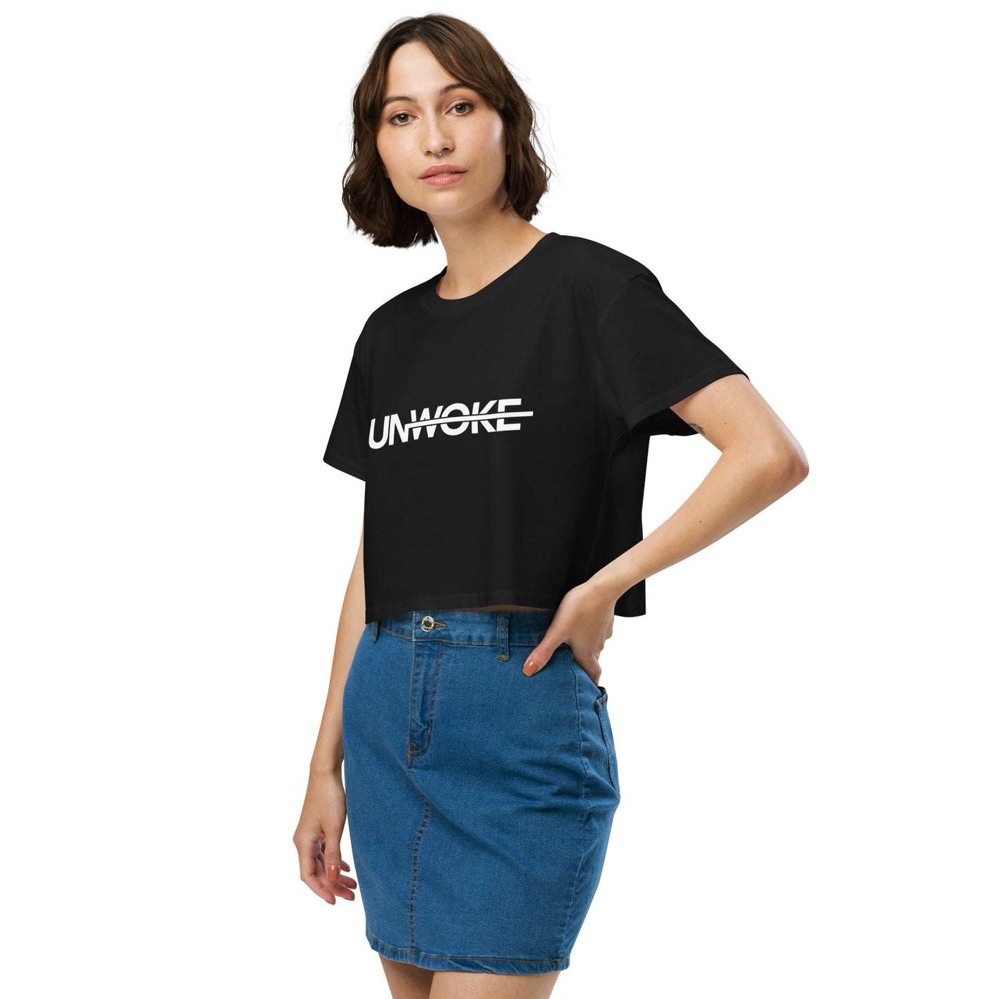 Unwoke Women’s crop top