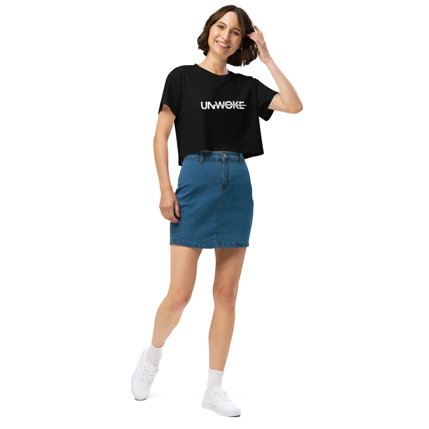 Unwoke Women’s crop top