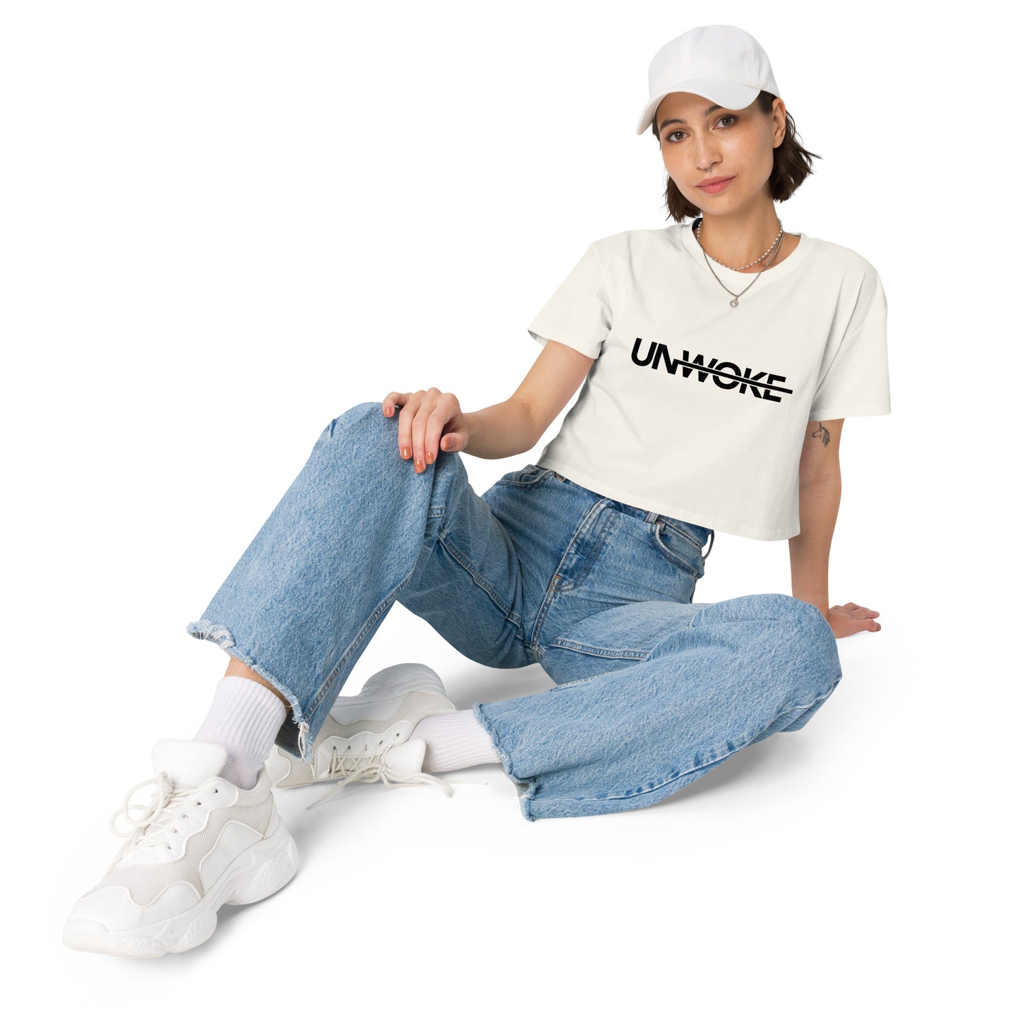 Unwoke Women’s crop top