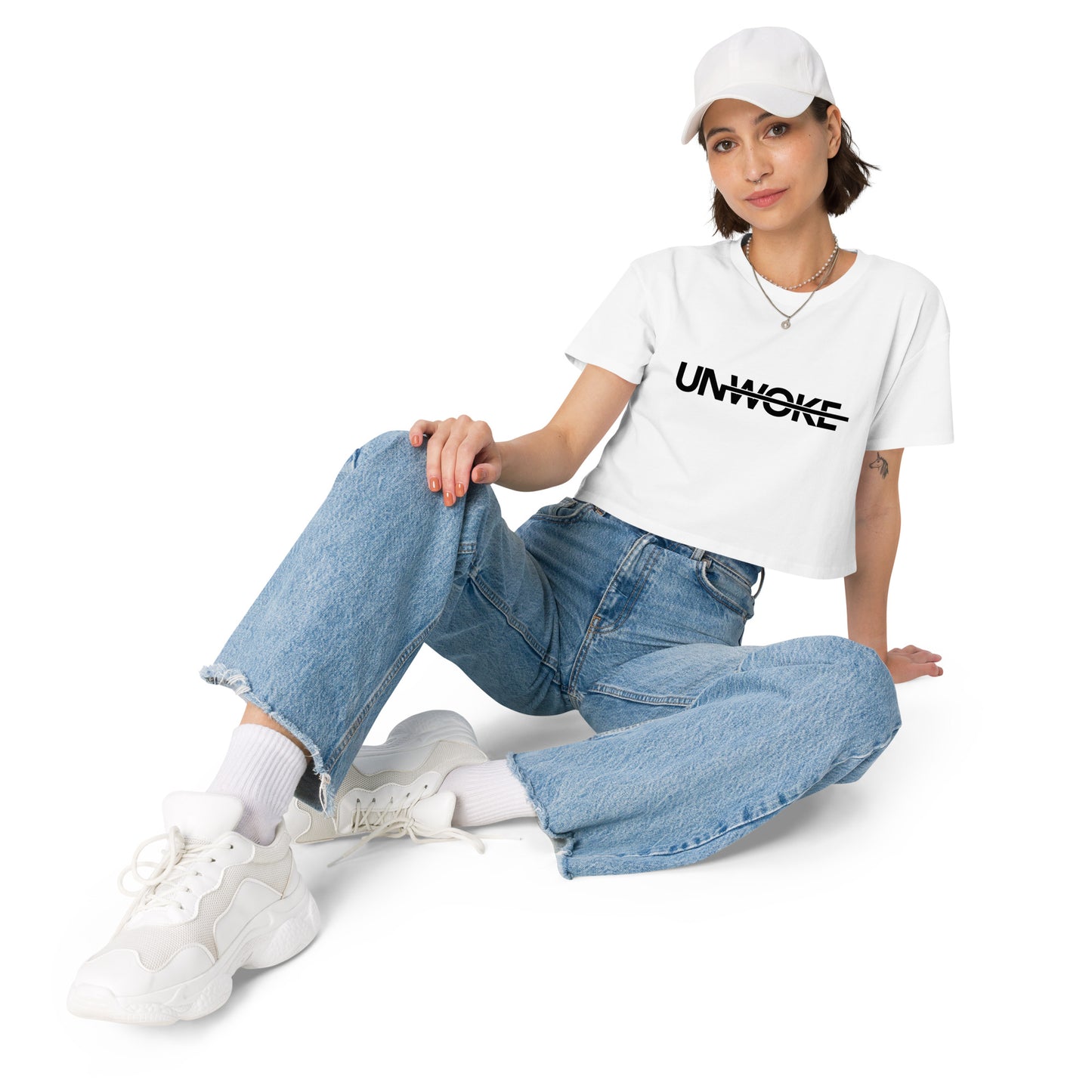 Unwoke Women’s crop top