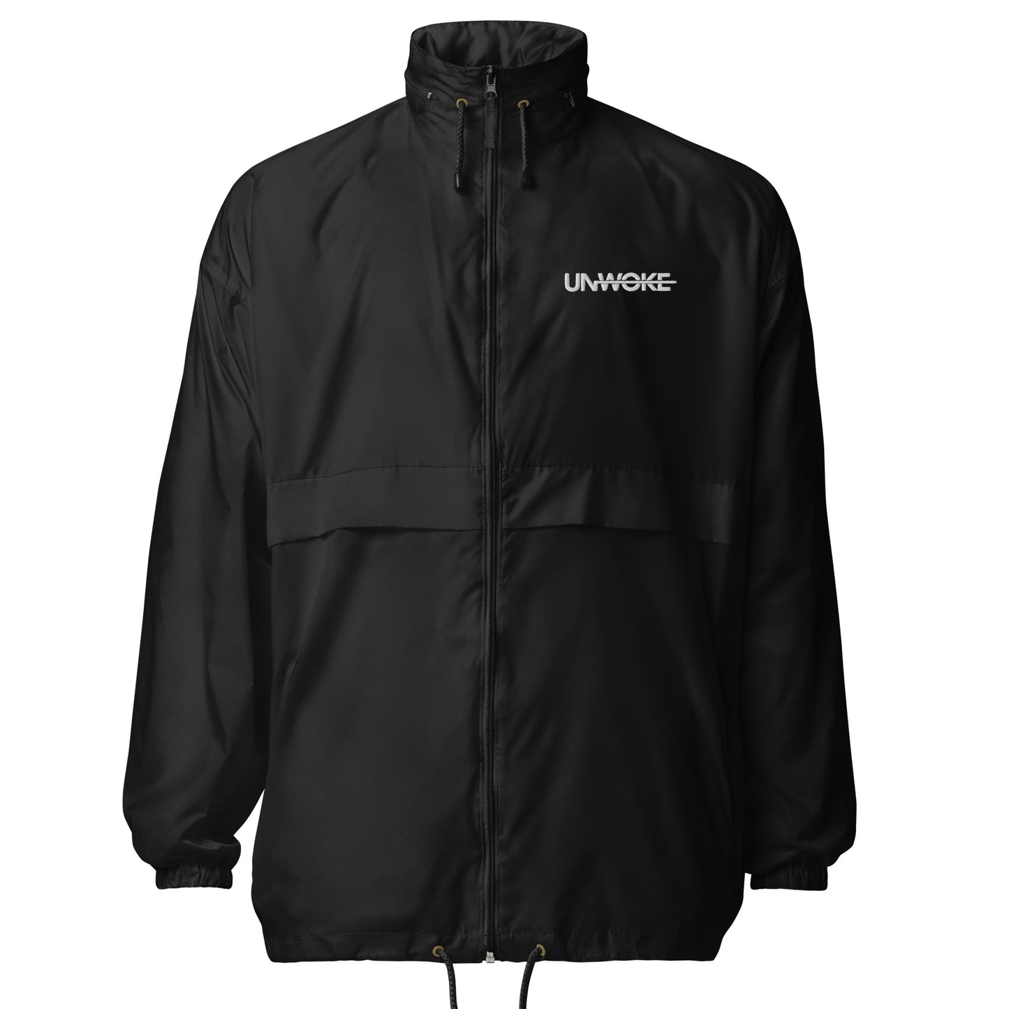 Unwoke Minimalist Unisex windbreaker
