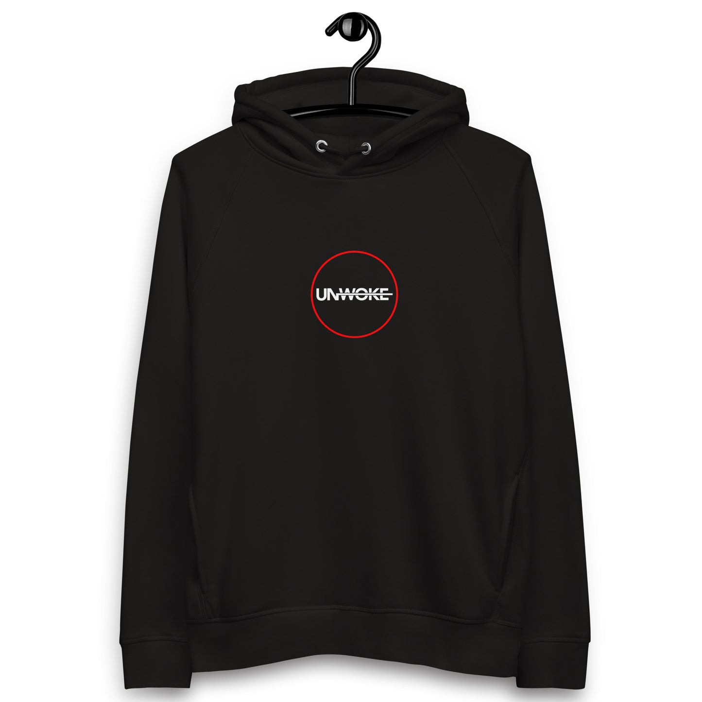 Unwoke Double Emblem Unisex pullover hoodie