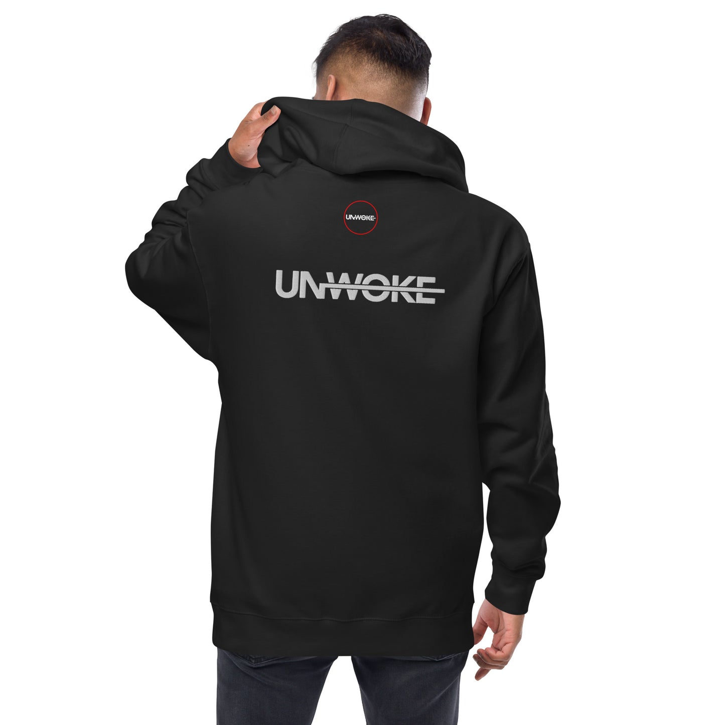 Unwoke Labels Unisex fleece zip up hoodie