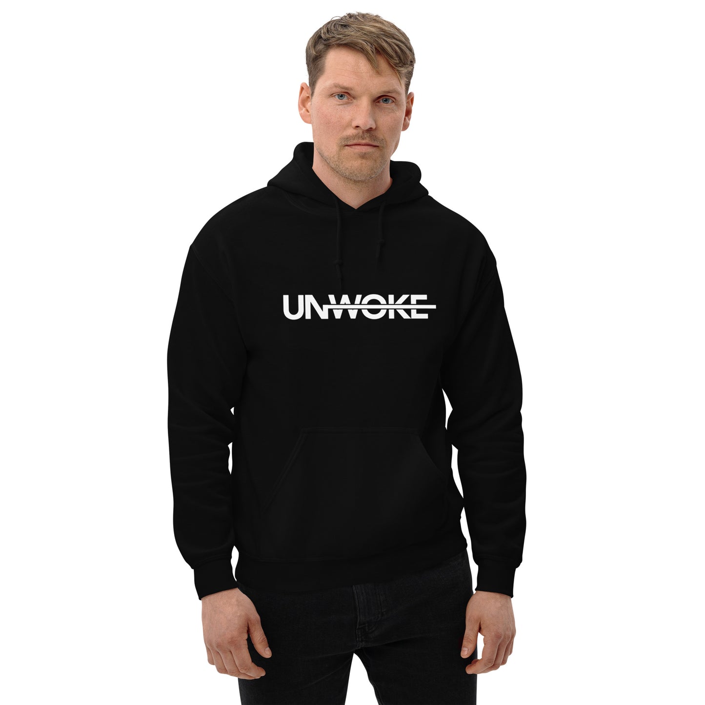 Unwoke Minimalist Unisex Hoodie