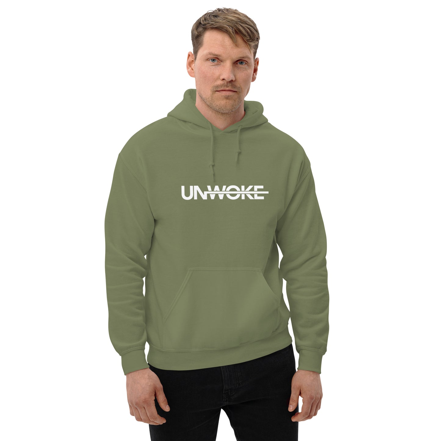 Unwoke Minimalist Green Unisex Hoodie