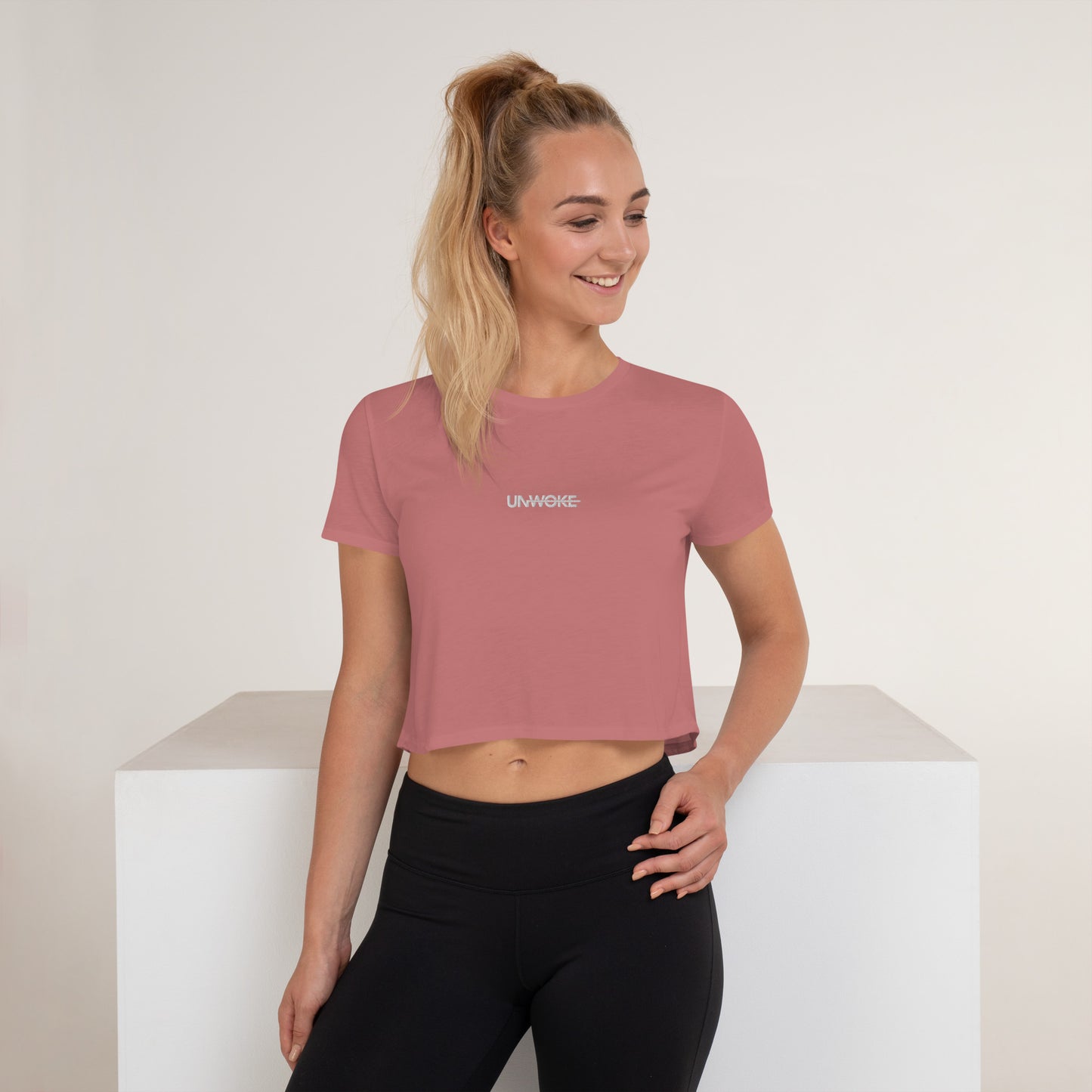 Unwoke Minimalist Crop Tee