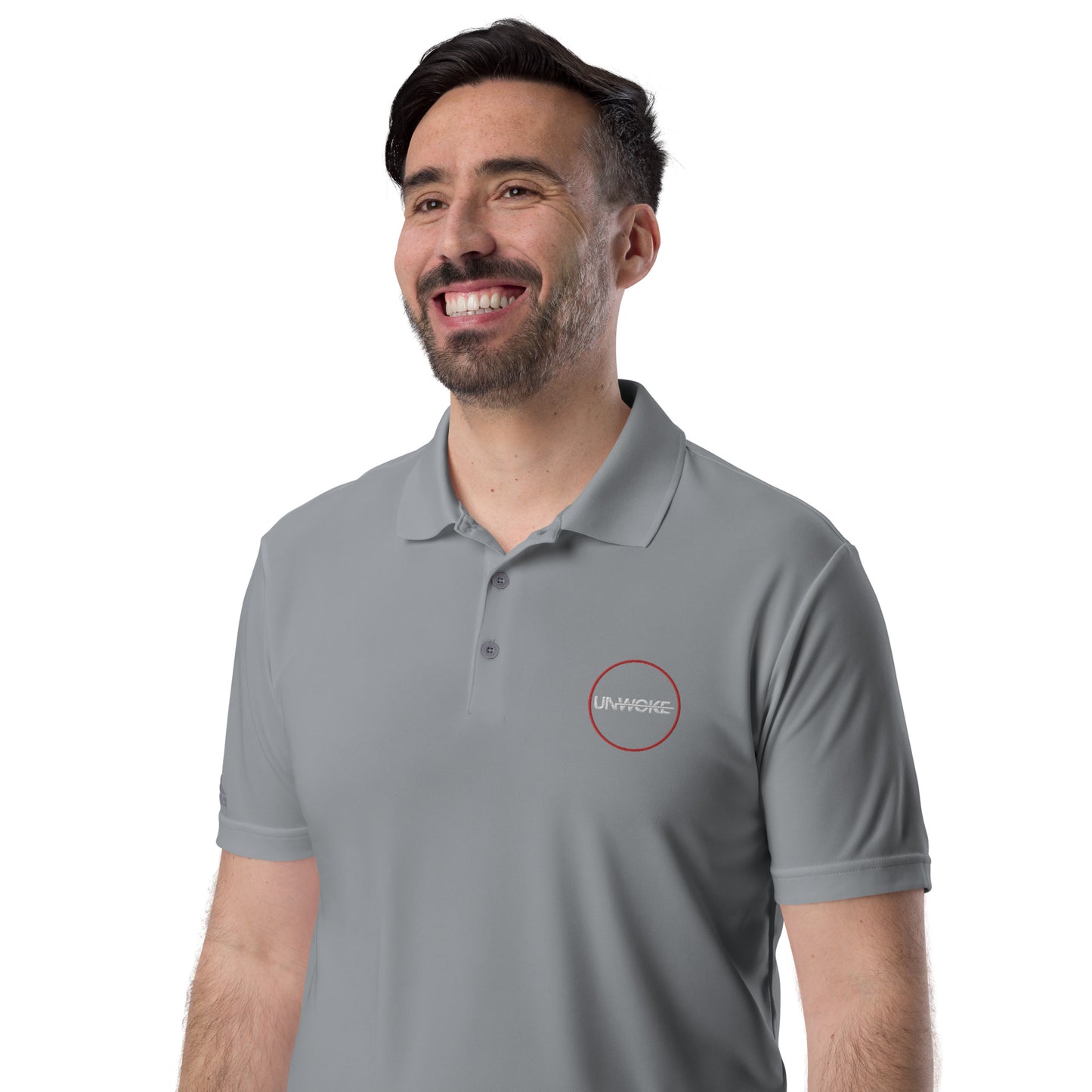 Unwoke adidas performance golf polo shirt