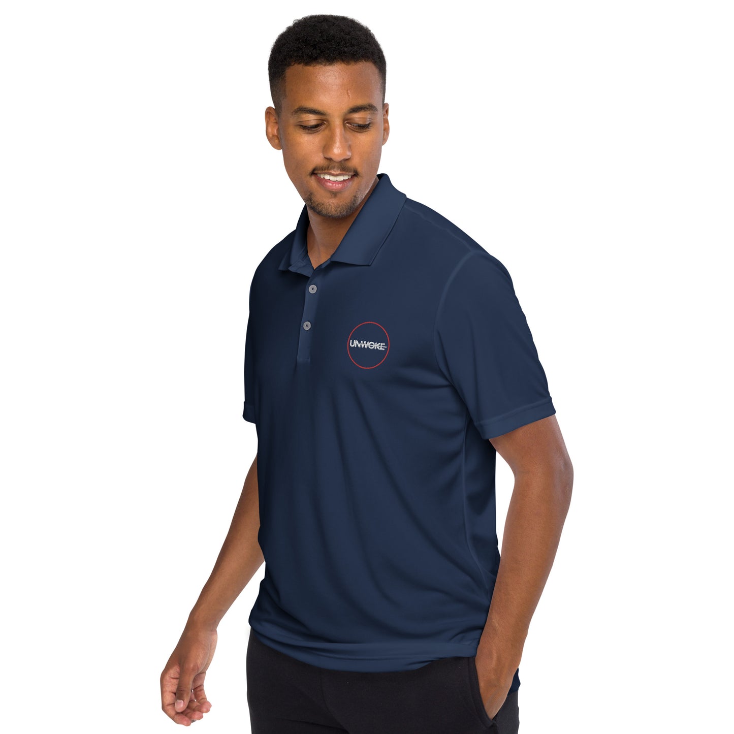 Unwoke adidas performance golf polo shirt
