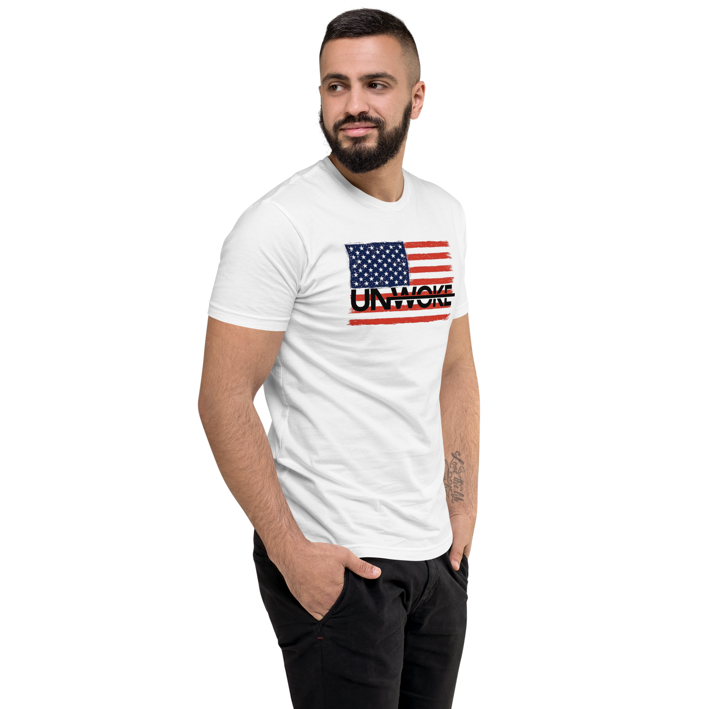 My Pride Is In My Country Unwoke Short Sleeve T-shirt