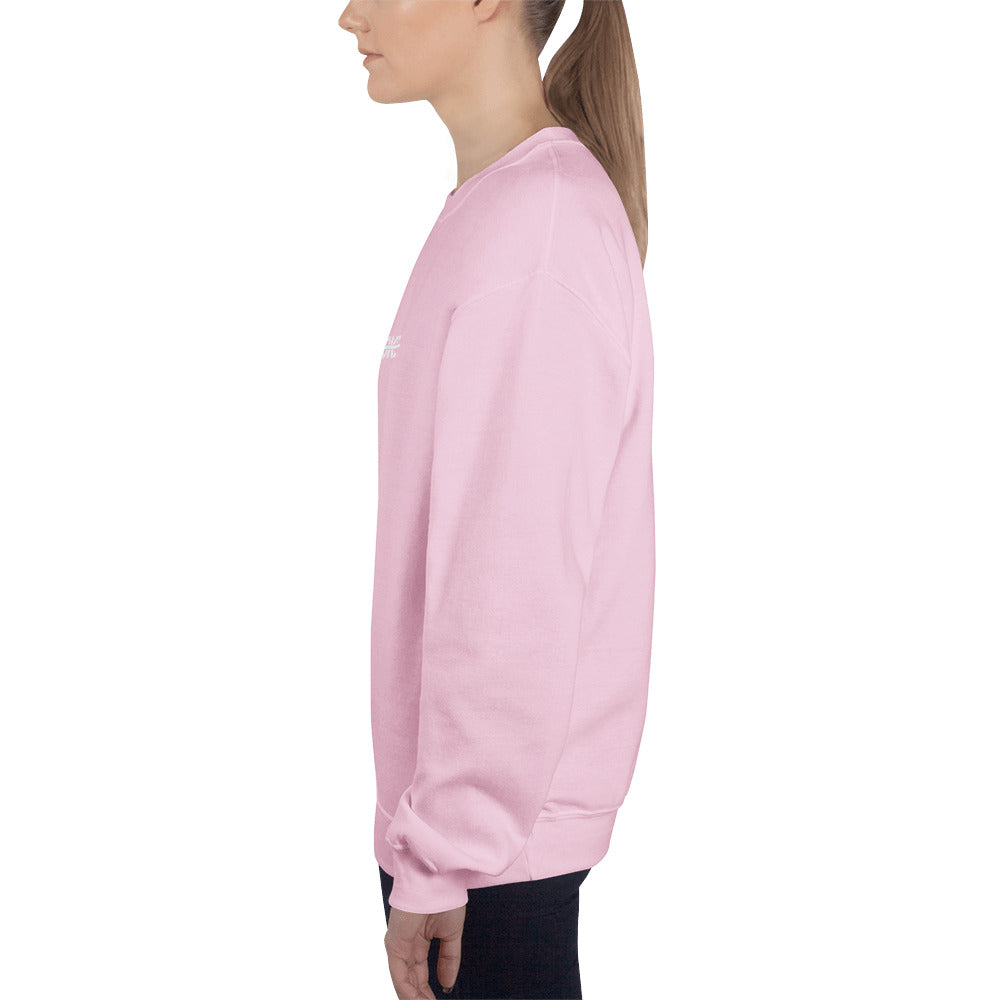 Unwoke Women's Oversized Sweatshirt (Pink)