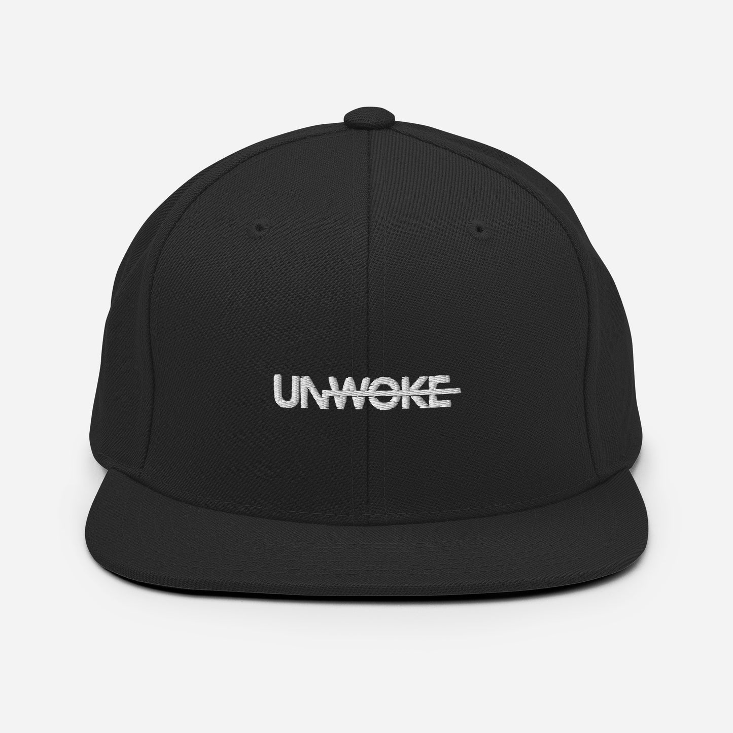 Unwoke Minimulist Hat Snapback Hat