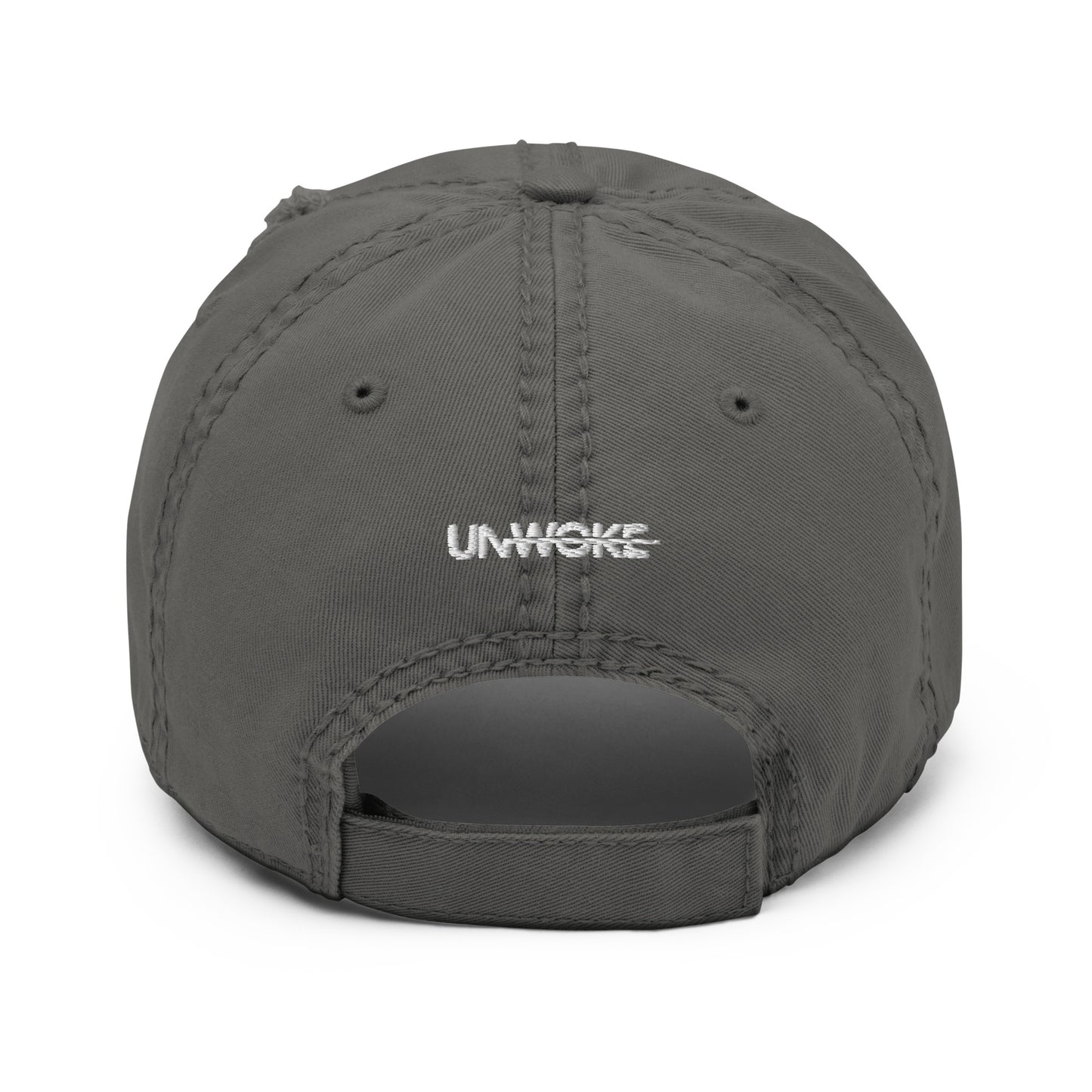 Unwoke Minimalist Distressed Dad Hat