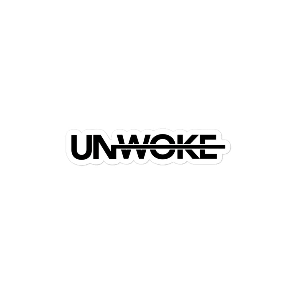 Unwoke stickers