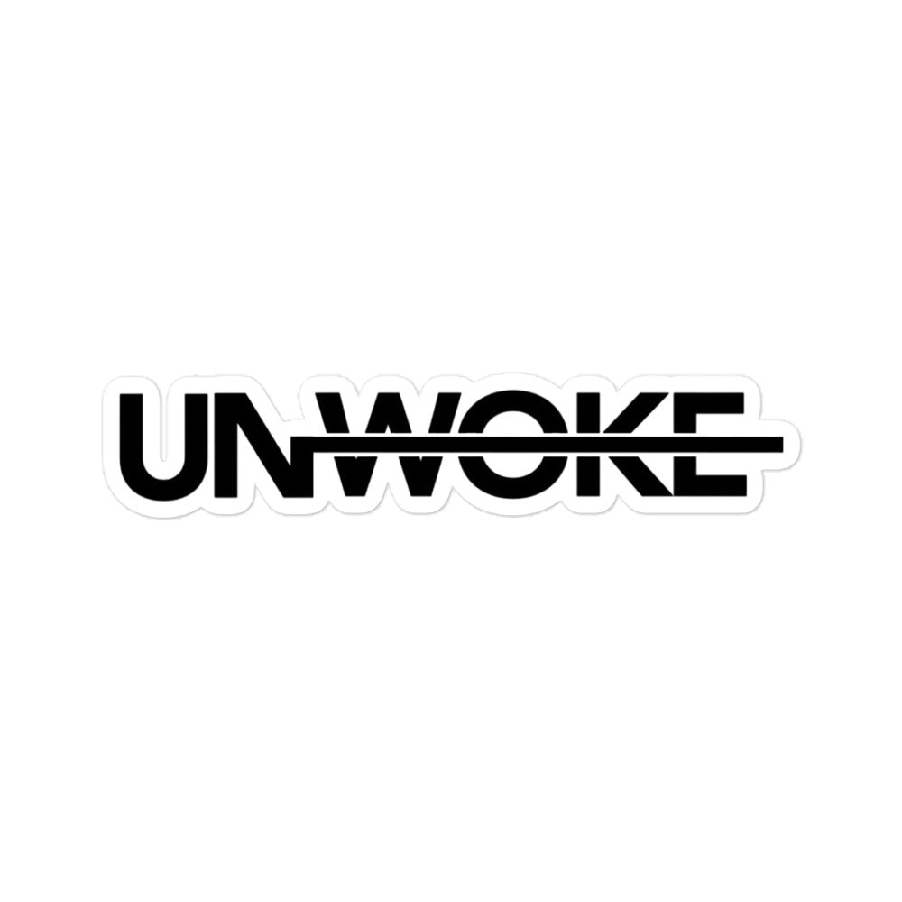 Unwoke stickers