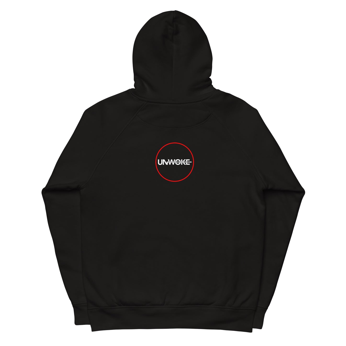 Unwoke Double Emblem Unisex pullover hoodie